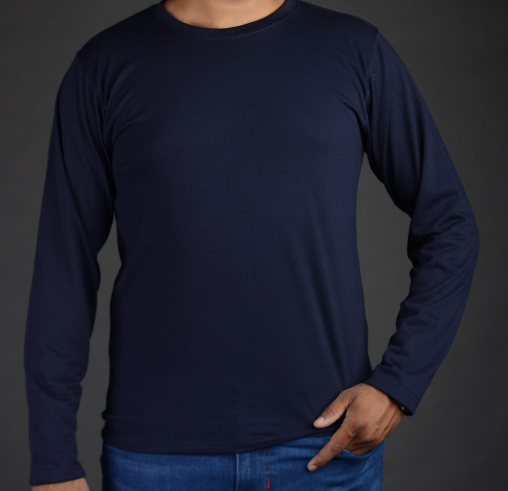 Full Sleeves Round Neck T shirt for Men