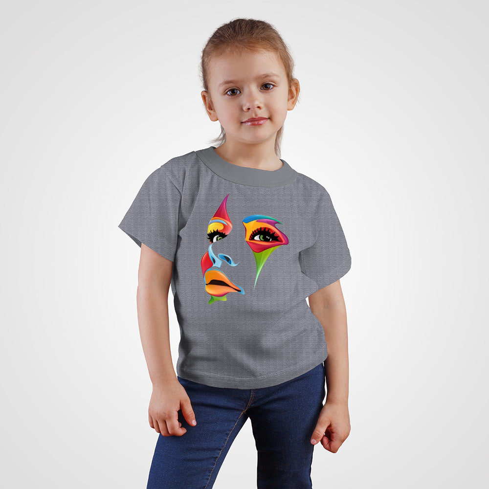 Colorful Face Art t Shirt