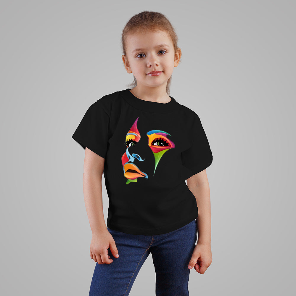 Colorful Face Art t Shirt